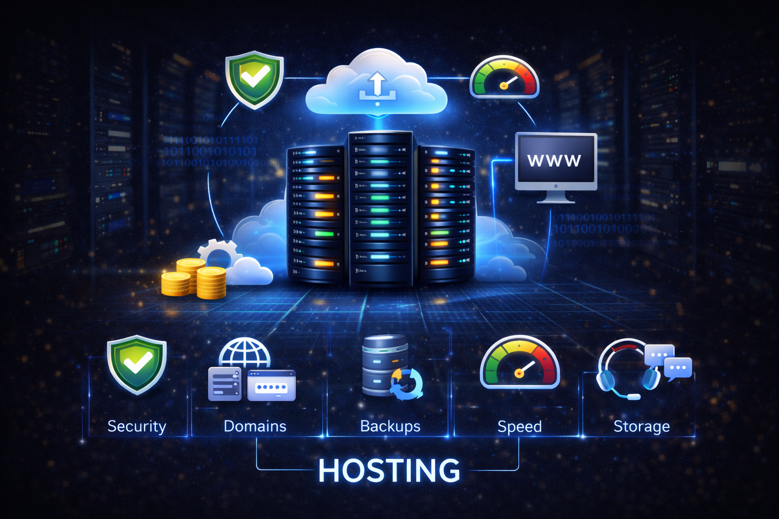 Web Hosting - sigurnost, domene, backup, brzina, pohrana